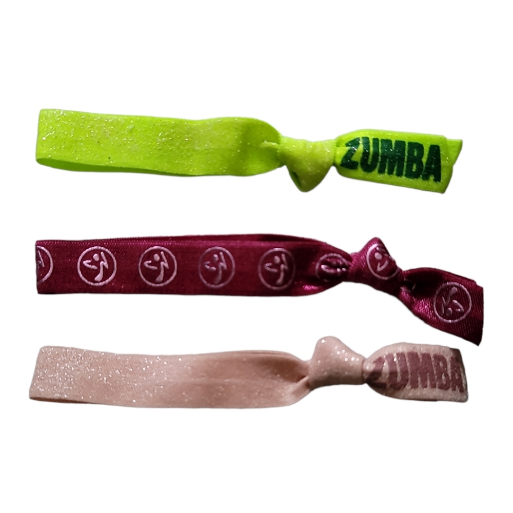 Zumba hair tie bracelets